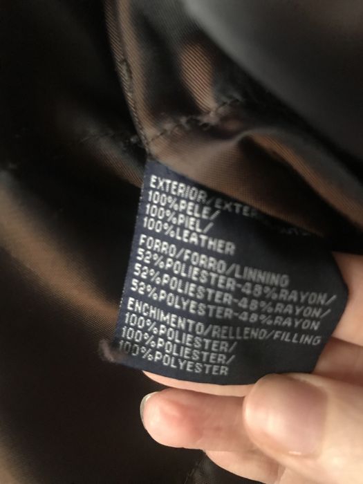 Casaco Quebramar em pele