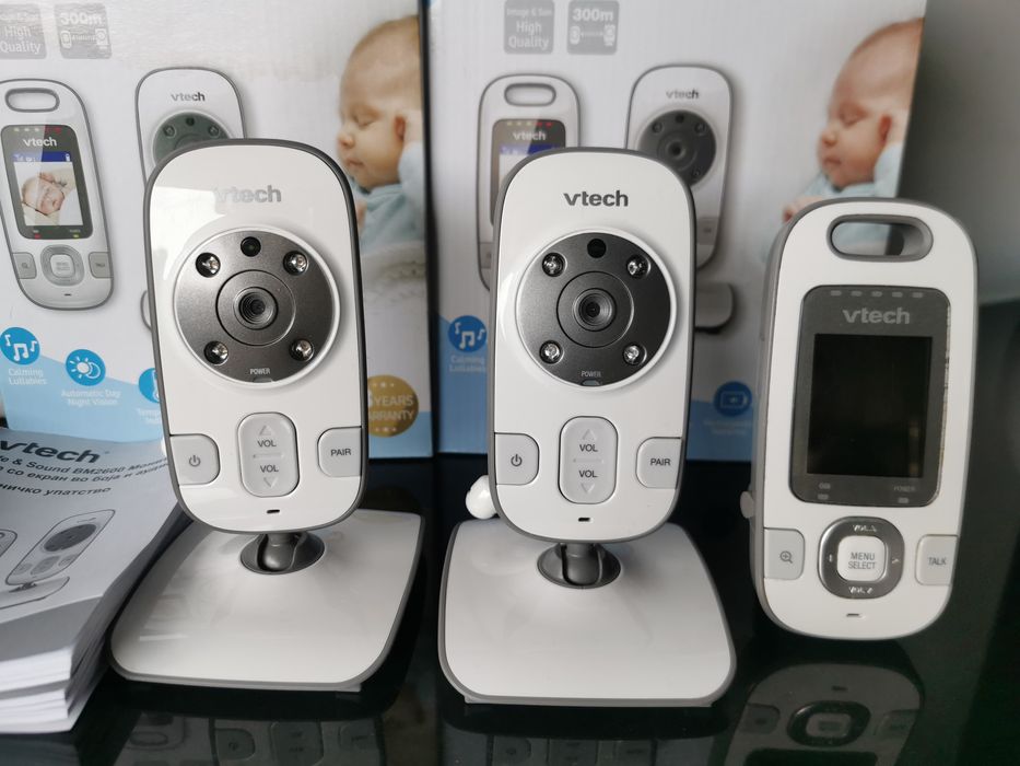 Zestaw 2 kamer elektroniczna niania VTech kolor