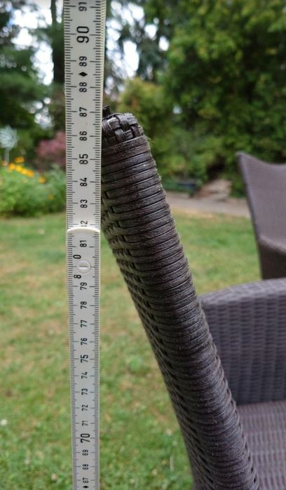 Jeden fotel Ogrodowy Poliratan Jutlandia