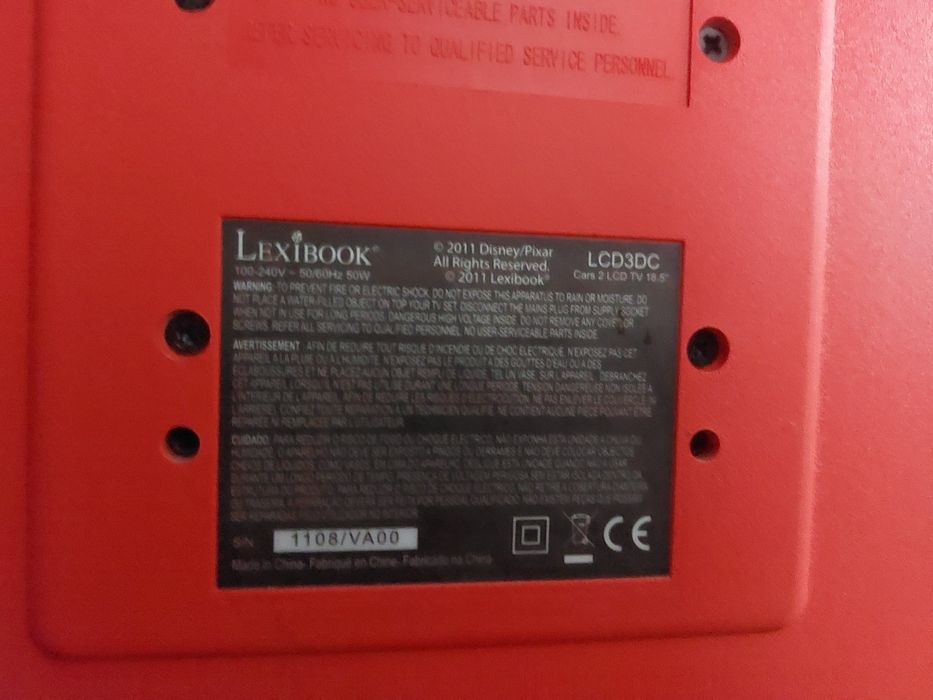 Televisao LCD disney cars