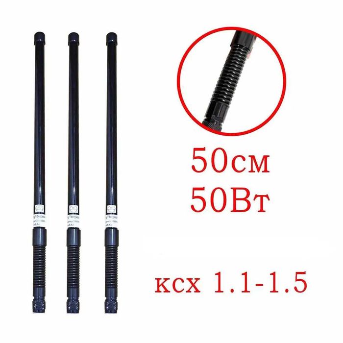 Антени РЕБ на пружині 50-100 Вт