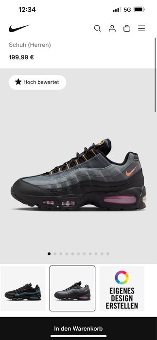 кроссовки nike 95 air max