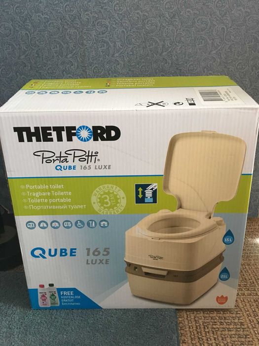 Биотуалет новый оригинал Thetford Porta Potti  165 Luxe, с индикатором