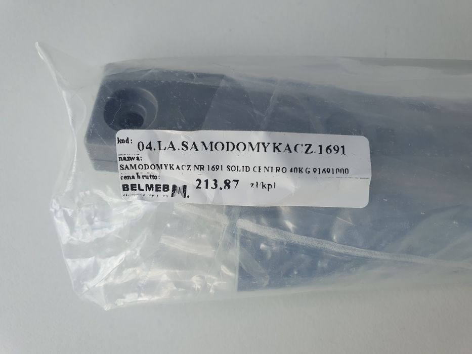 LAGUNA szafa przesuwna zestaw samodomykacze oraz wózki do drzwi szafy