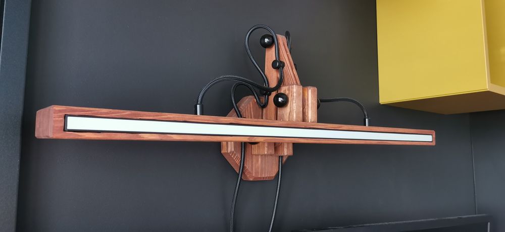 Lampa nad biurko - ręczna robota - idealna do telekonferencji