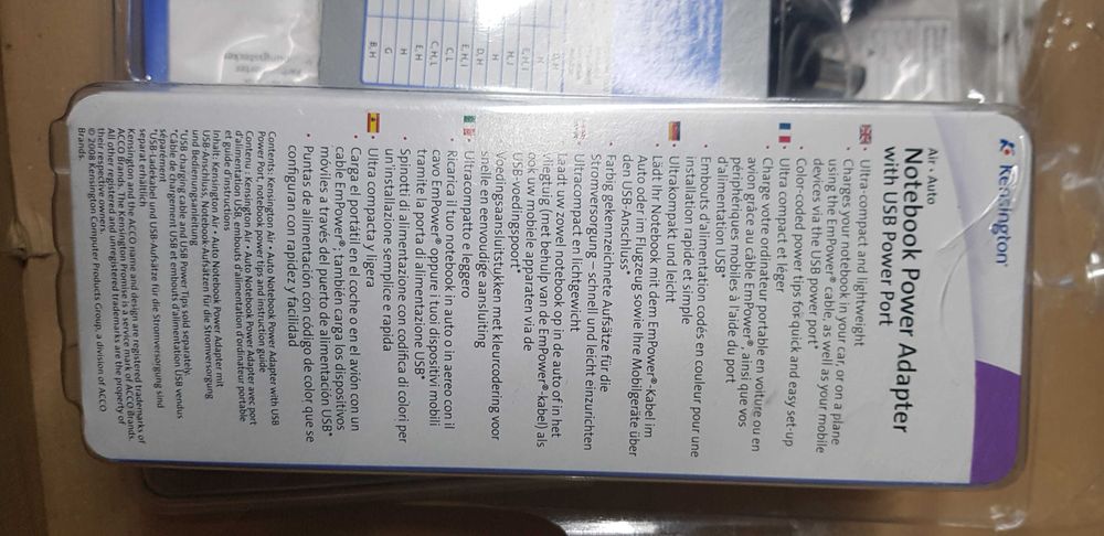 Carregador de portátil para utilizar em automóvel