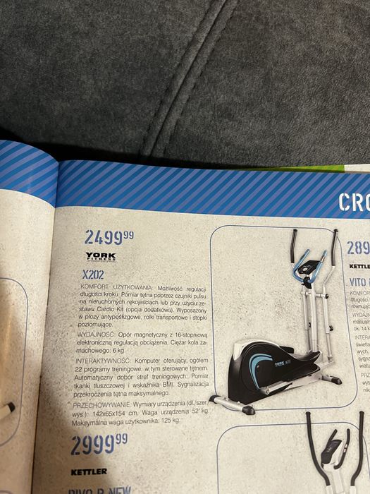 orbitrek york fitness x202