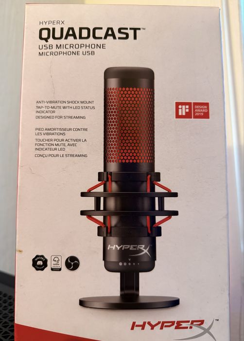 Microfone HyperX Quadcast