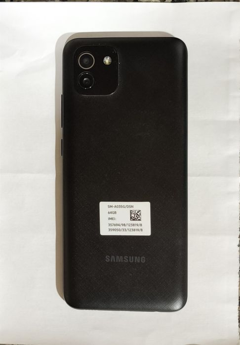 Samsung A03 com muito pouco uso