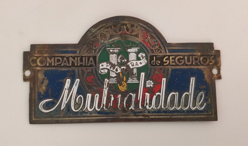 Chapa / placa Seguro Antigas