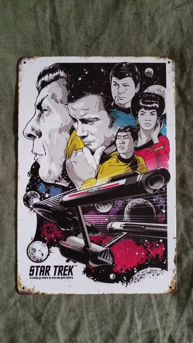 Star Trek tabliczka metalowa