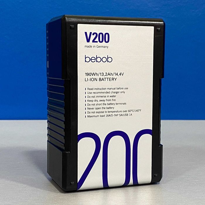 Bateria V-Mount Bebob V200 - 190Wh (14.4V - 13.2Ah)