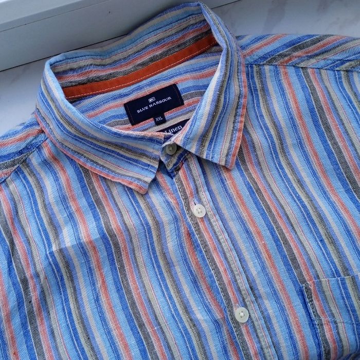 BLUE  BARBОUR, льон, XXL, XXXL.