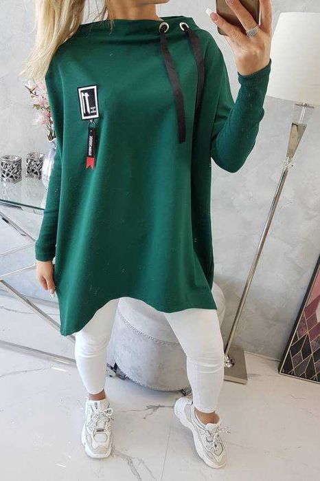 Bluzy oversize z asymetrycznymi bokami