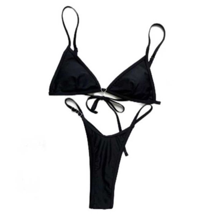 Dwuczęściowe bikini czarne rozmiar S