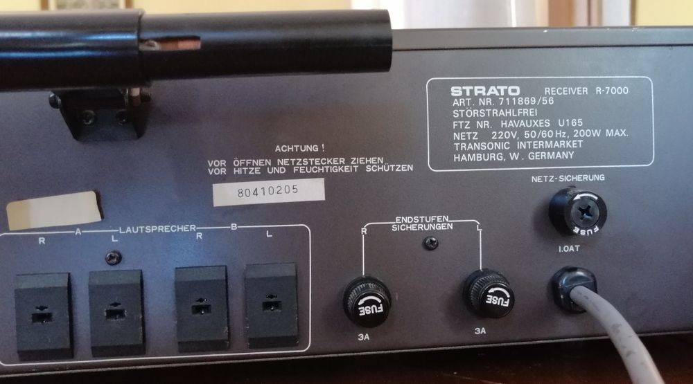 Strato R 7000 (receiver alemão)