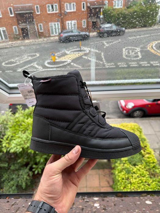 Ботинки женские adidas Originals SUPERSTAR детские 38-39.5р зимние