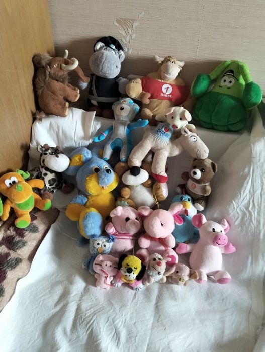 Мягкие  игрушки разные