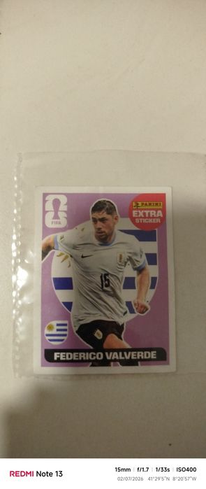 Cromo Do Valverde Roxa Legend