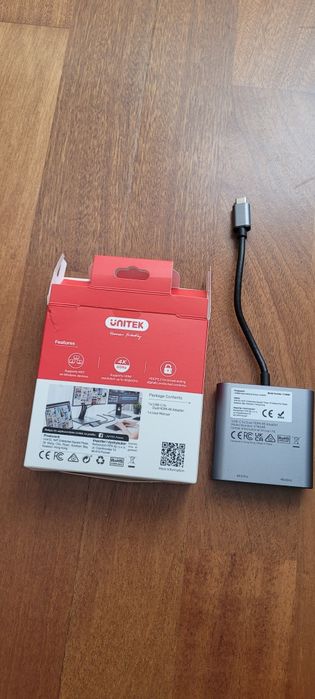 Unitek adapter USB-C do dual HDMI 4K