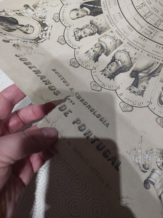 Cartaz antigo monarquia