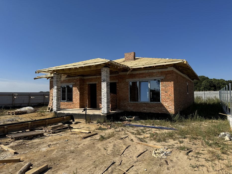 Новий одноповерховий будинок 127 м² у Chapelsky біля Вінниці