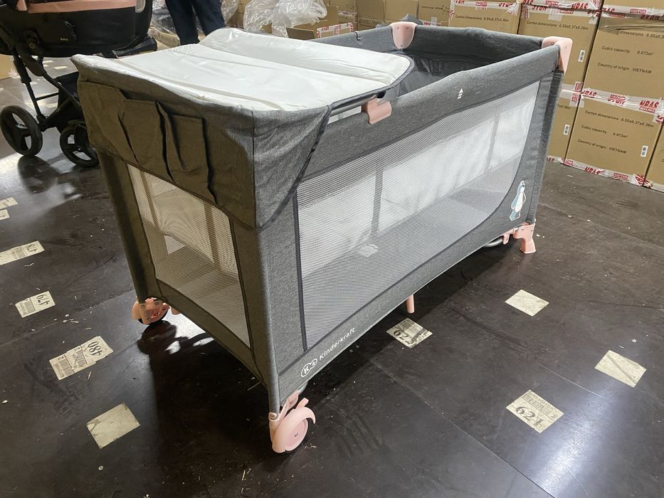 Ліжко-манеж з пеленатором Kinderkraft