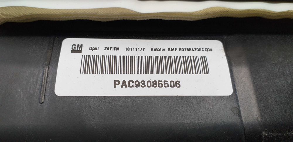 Kit airbag Opel Zafira 1.7