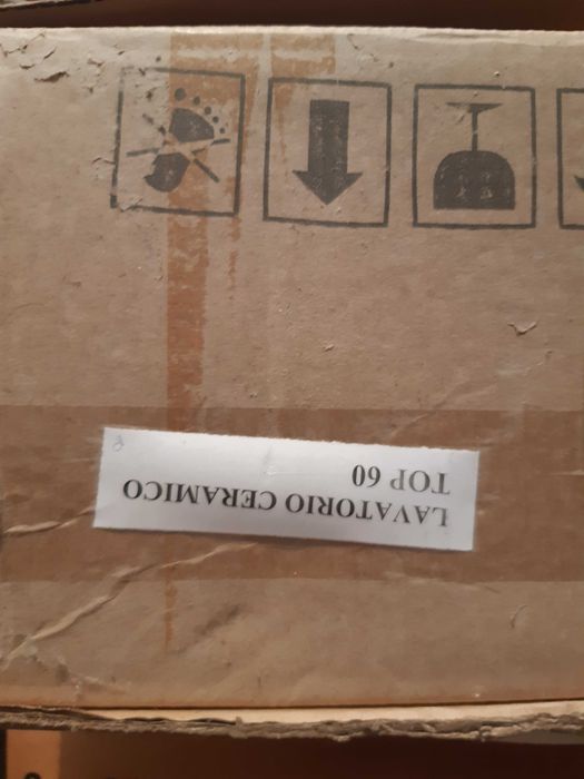 Lavatório WC Branco Novo 60cm