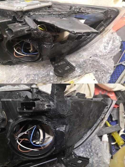 Ремонт фара пайка