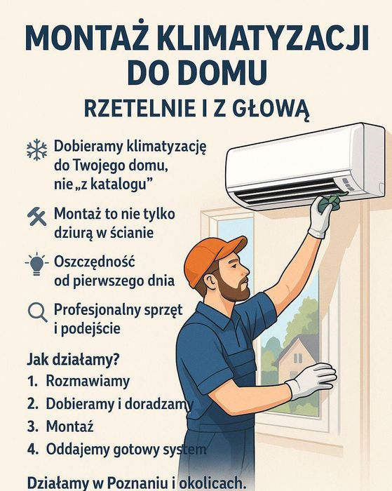 Serwis, naprawa, montaż klimatyzacji w Poznań Pozn