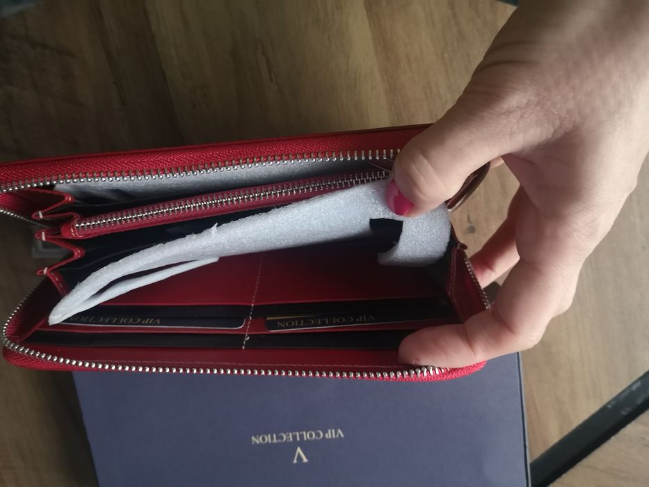 Portfel damski skóra