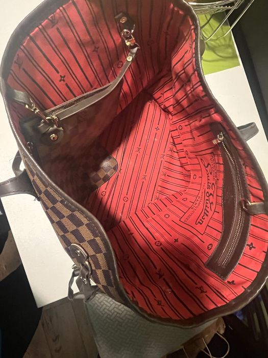 Louis Vuitton Neverfull MM – Damier Ebene (z kosmetyczką)