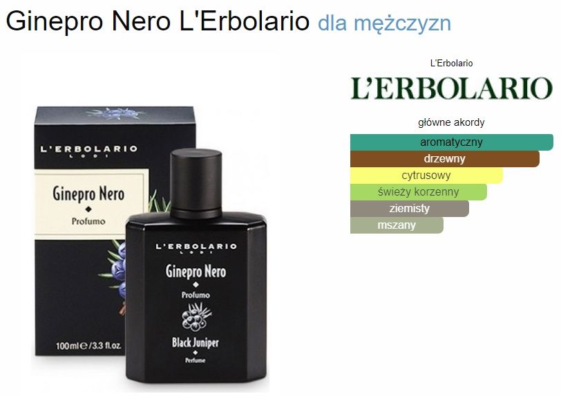 Ginepro Nero L’Erbolario 100ml