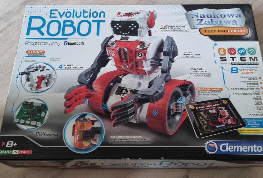 Zabawka naukowa ROBOT do samodzielnego montażu.