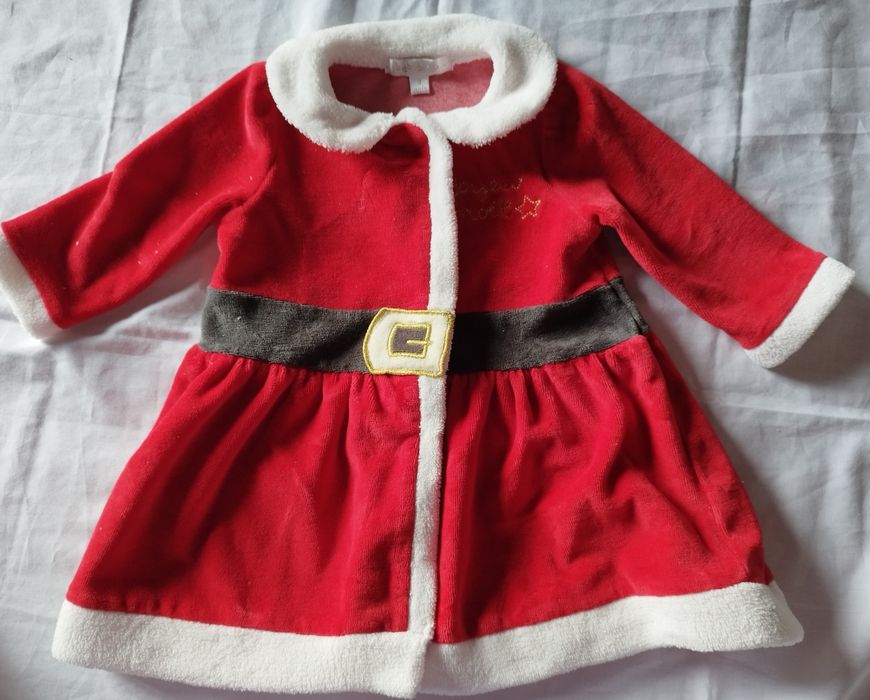 Vestido de natal de bebê 3 meses