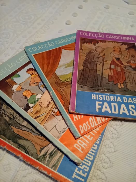 Livros da coleção Carochinha