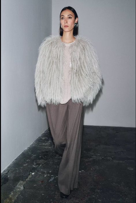 Шуба шубка еко zara s нова колекція