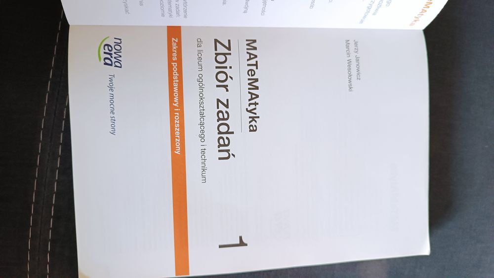 Matematyka 1 zbiór zadań Nowa era