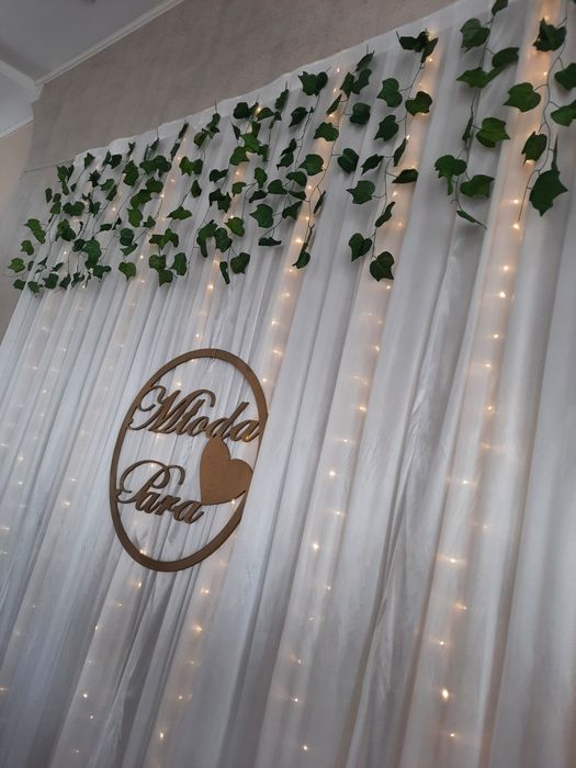 Obręcz młoda para dekoracja ścianki