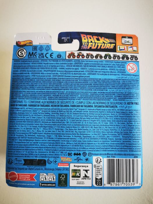 Back To The Future - Time Machine Monster Trucks 1/64