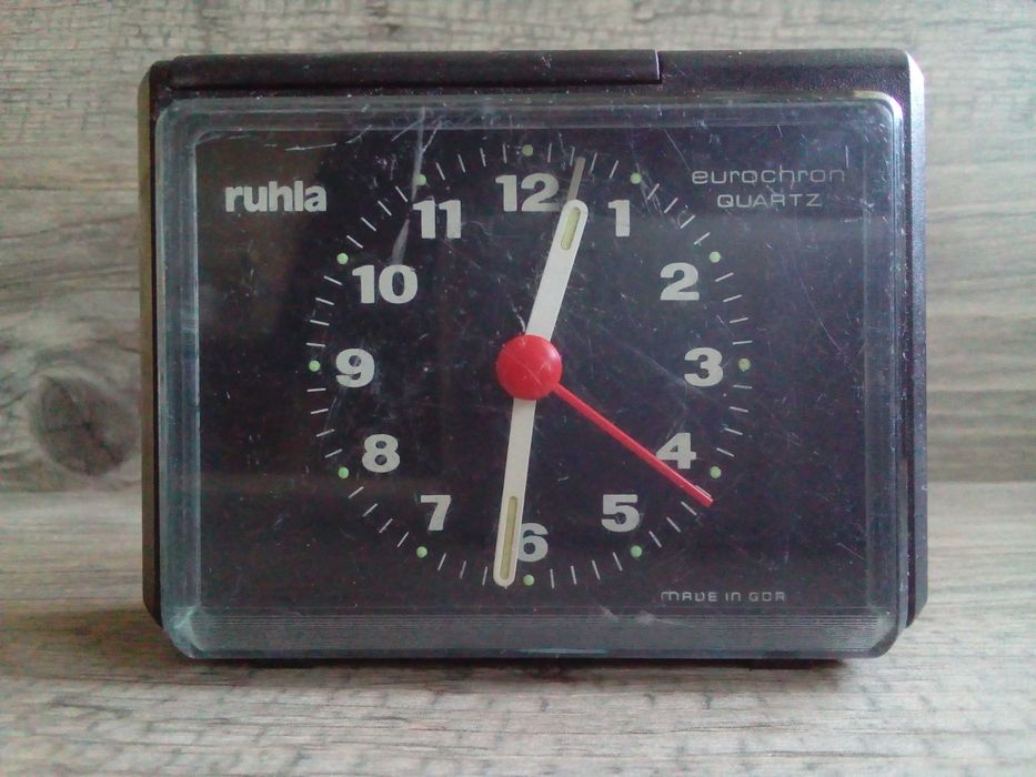 budzik ruhla eurochron quartz made in gdr