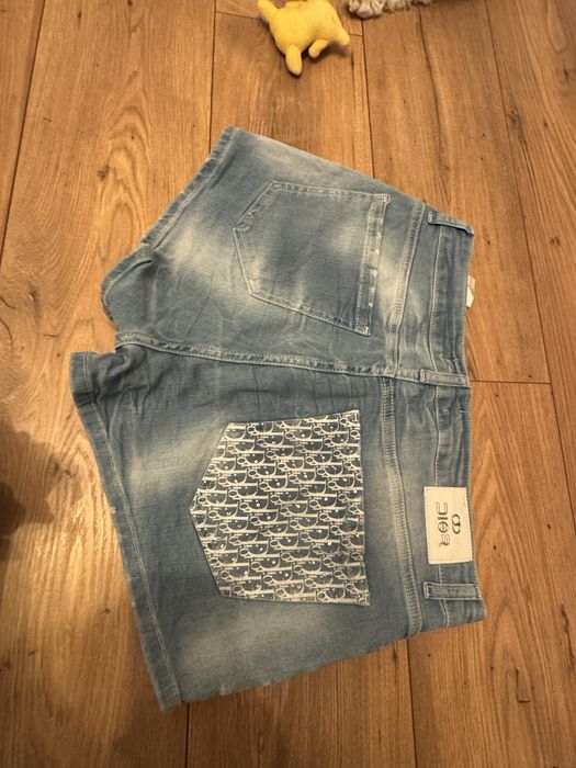 Christian dior m/l dzinsy wyszywane logo