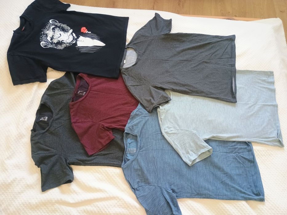 Zestaw koszulek męskich rozm. S Decathlon