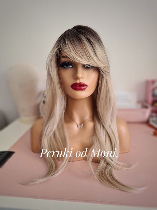 Tupet blond syntetyczny