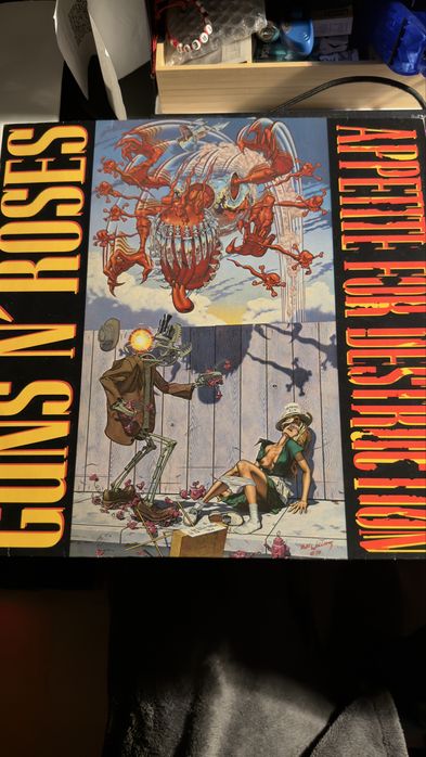 Appetite for Destruction 1ª prensagem europeia – 1987 (confirmada)