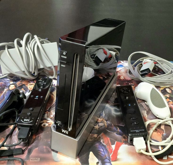 Nintendo Wii Preta (Versão GameCube compatível)