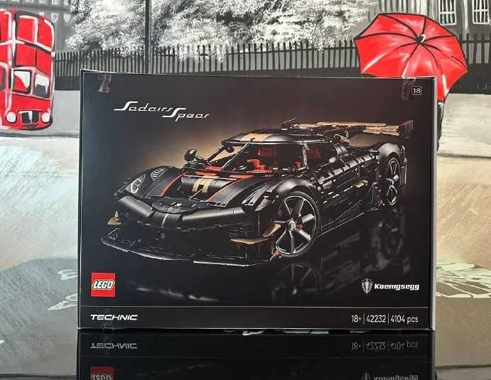 Конструктор LEGO Technic 42232 Мегакар Koenigsegg Sadair's Spear