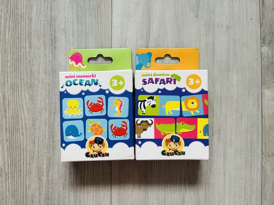 Czuczu mini memorki Ocean, mini domino Safari