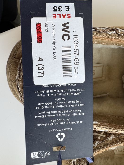Сліпони уггі Jack Wills